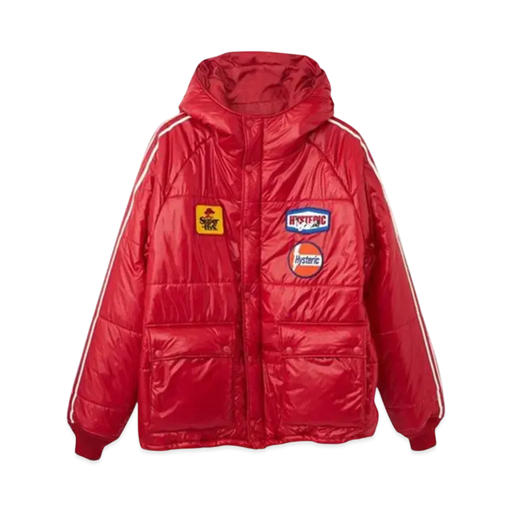HYSTERIC GLAMOUR Hysteric Racing Hooded Blouson "Red"