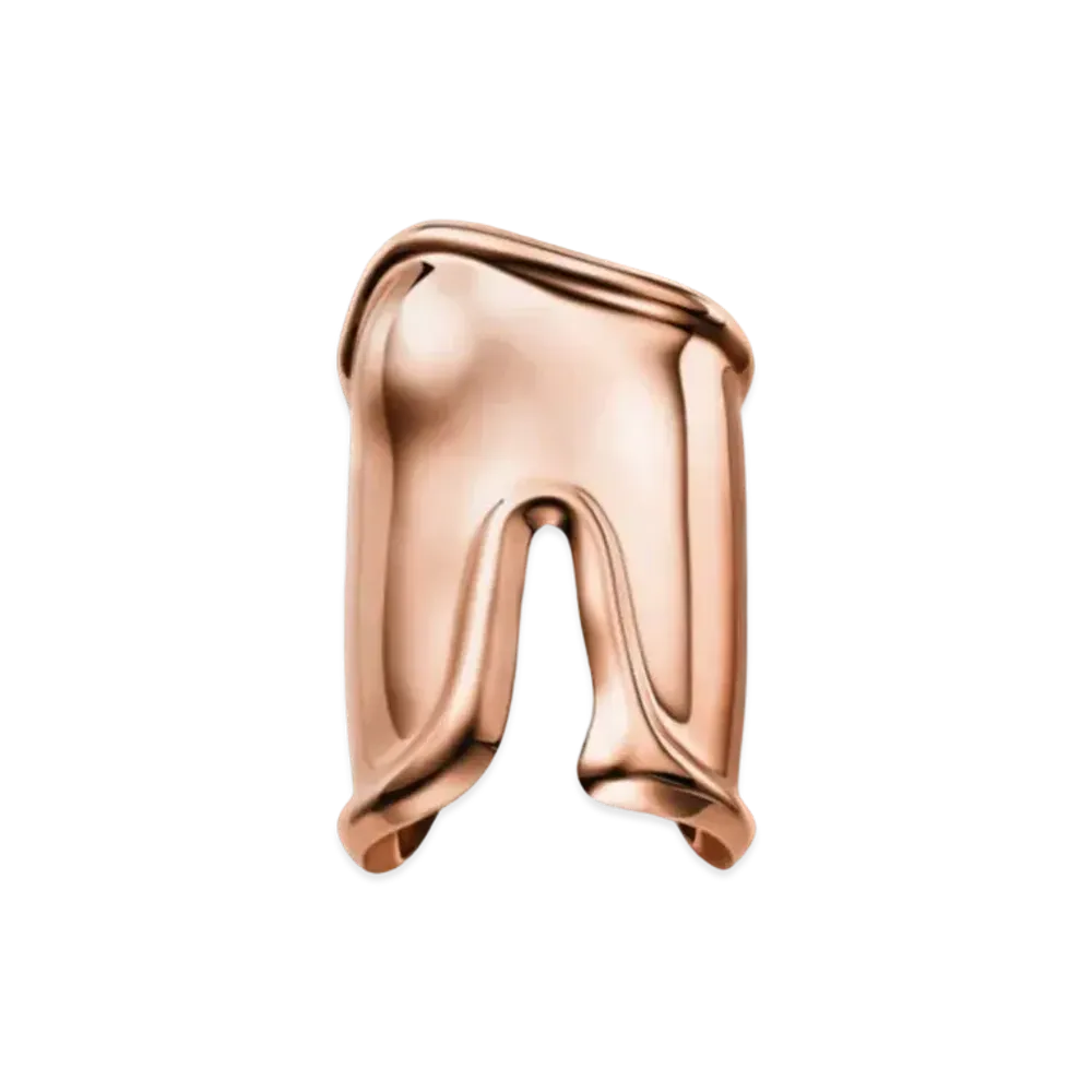 Tiffany & Co. Elsa Peretti Large Bone Cuff In 18K "Rose Gold"
