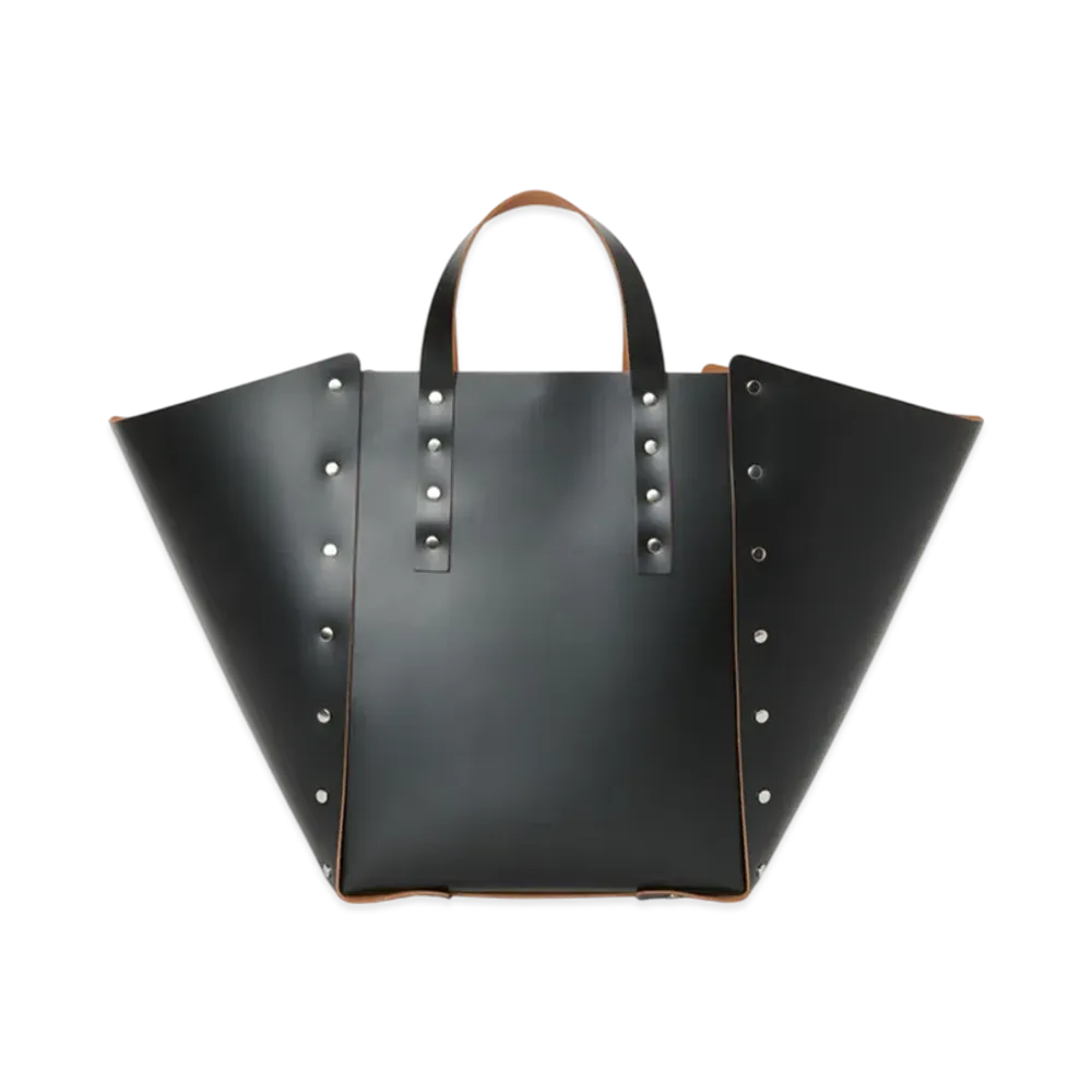 Hender Scheme Assemble Hand Bag Wide L "Black"