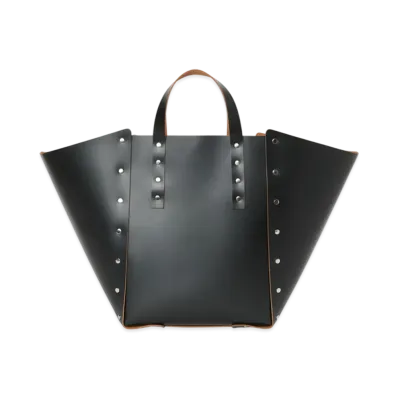 Hender Scheme Assemble Hand Bag Wide L "Black"