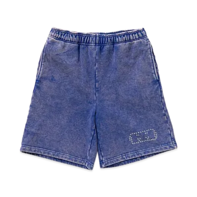 TTTMSW Fade damage half pants "Blue"