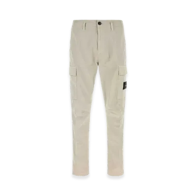 Stone Island Sand Stretch Cotton Cargo Pant "Grey"