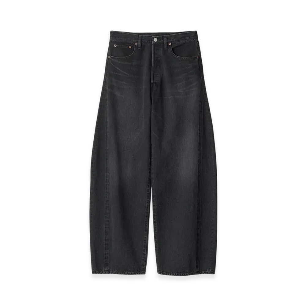 ssstein Deformation Wide Denim Jeans "Black"