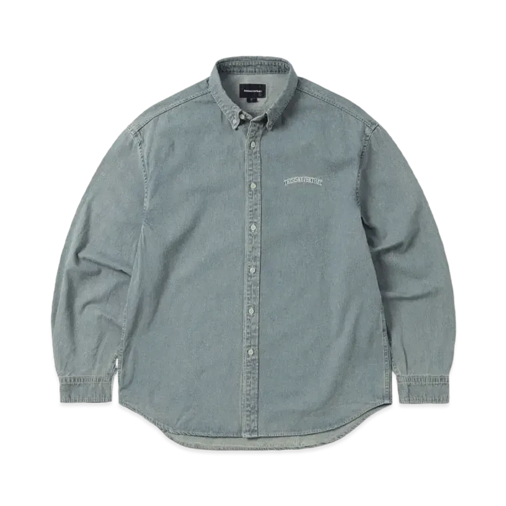 thisisneverthat Washed Denim Shirt "Washed Blue"