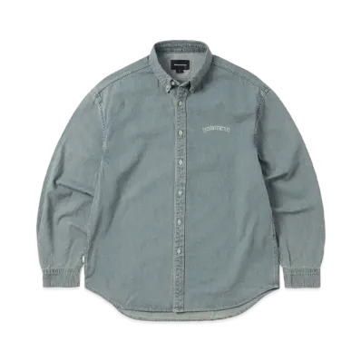 thisisneverthat Washed Denim Shirt "Washed Blue"