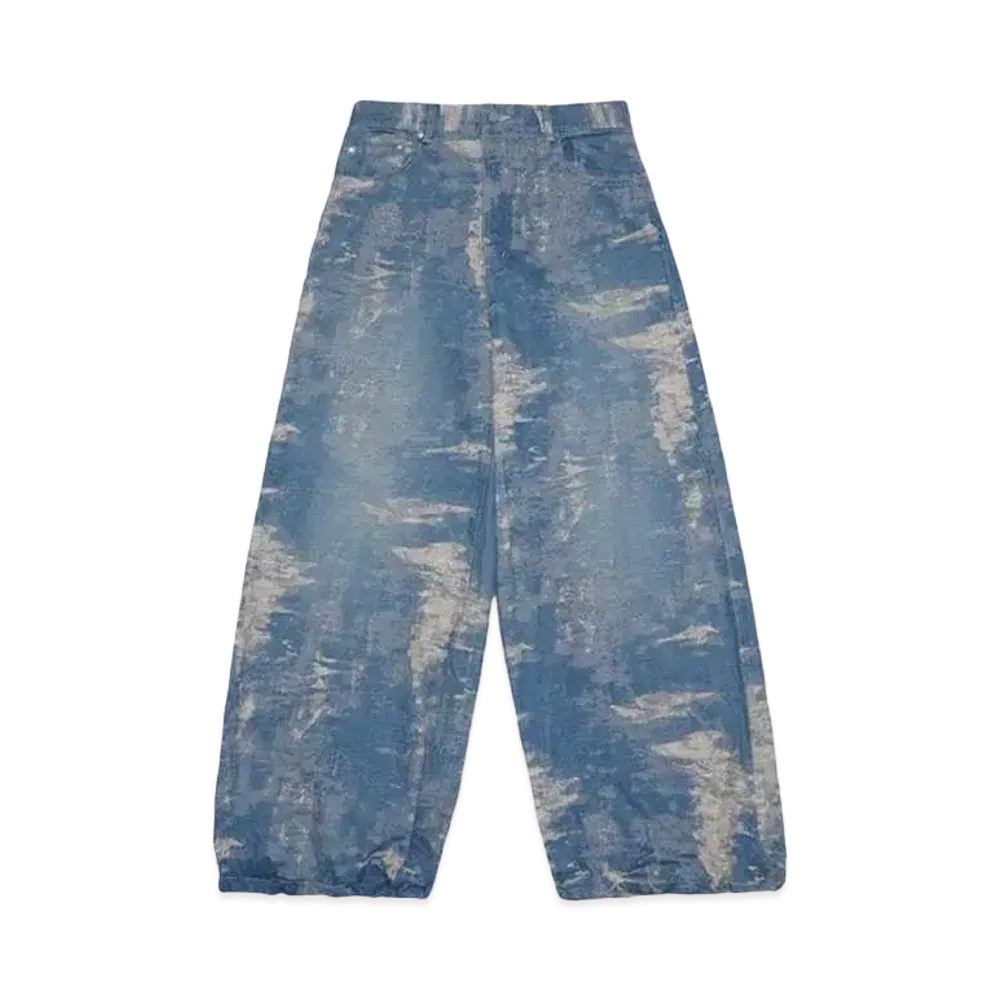 HYPE DROP x TAAKK WIDE FIT DENIM PANTS "BLEACH"