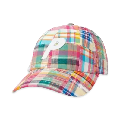 PALACE Poplin P 6-Panel "Pink Madras"