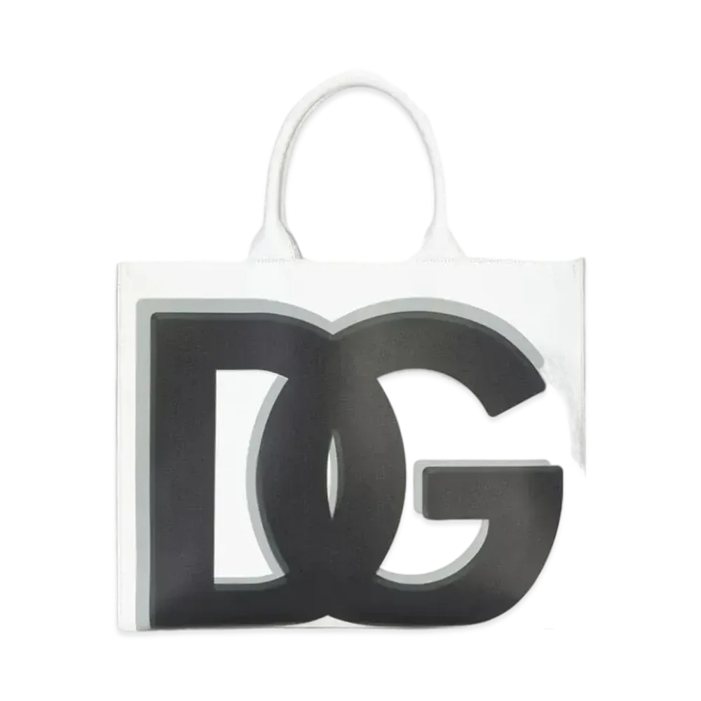 Dolce&Gabbana DG Daily Shopping Bag Large Calfskin DG Logo Print "Multicolor"