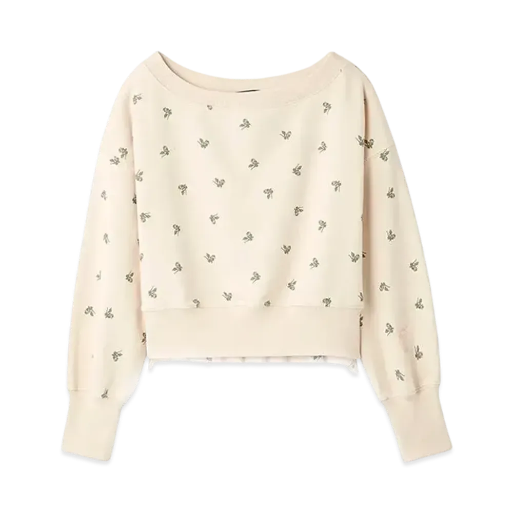 FURFUR x Philly chocolate Small Floral Pattern Sweat Set "Pink"