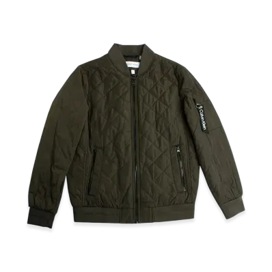 Calvin Klein Quilted Nylon Blouson Jacket Flight Jacket "Olive"
