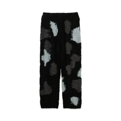 GELATO PIQUE Homme x WILDSIDE UNISEX Cable Knit Long Pants "Black"