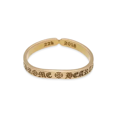 Chrome Hearts 22K Sea You In Tea Ring "Yellow Gold"