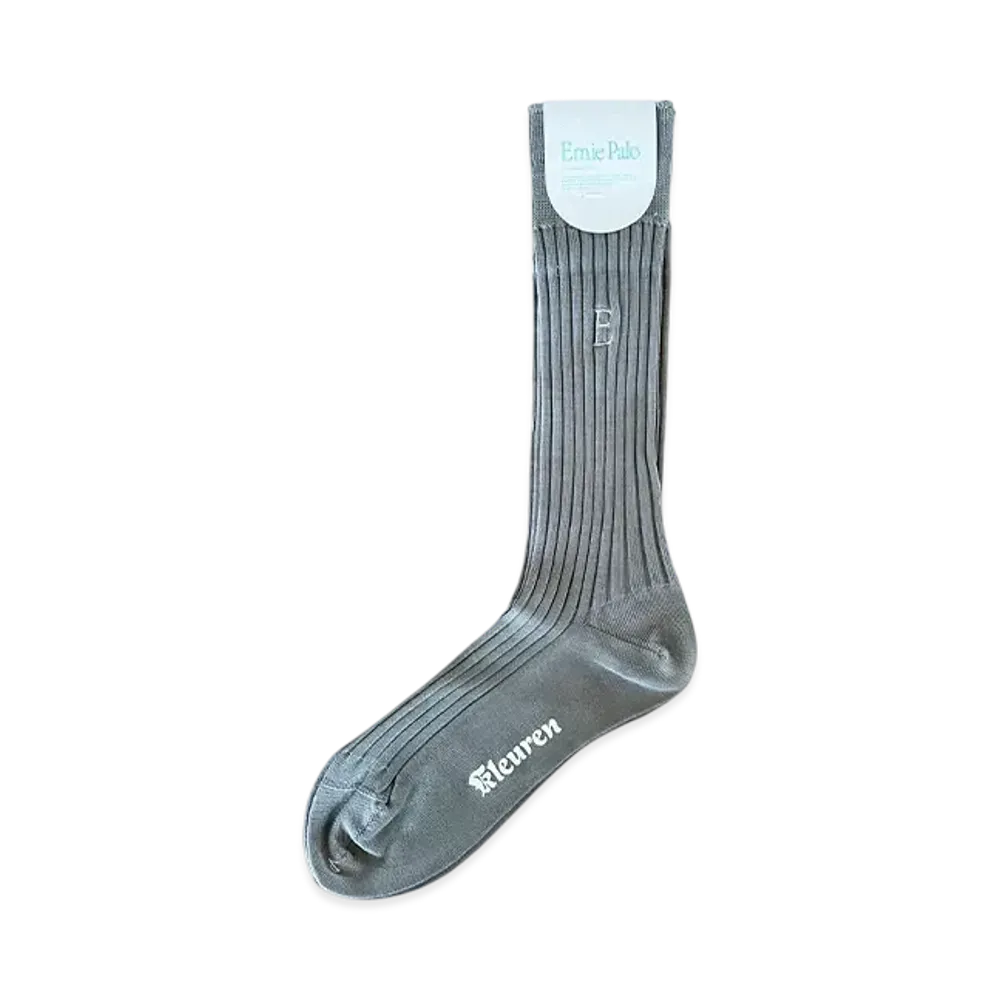 Ernie Palo Rib Socks Kleuren "Gray"