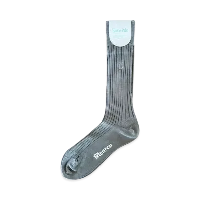 Ernie Palo Rib Socks Kleuren "Gray"