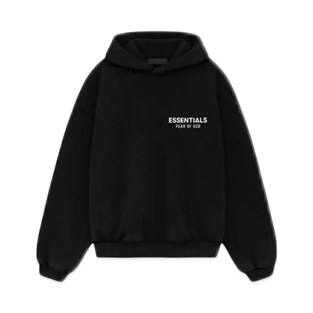 FEAR OF GOD Essentials Kid's Fleece Hoodie "Black"