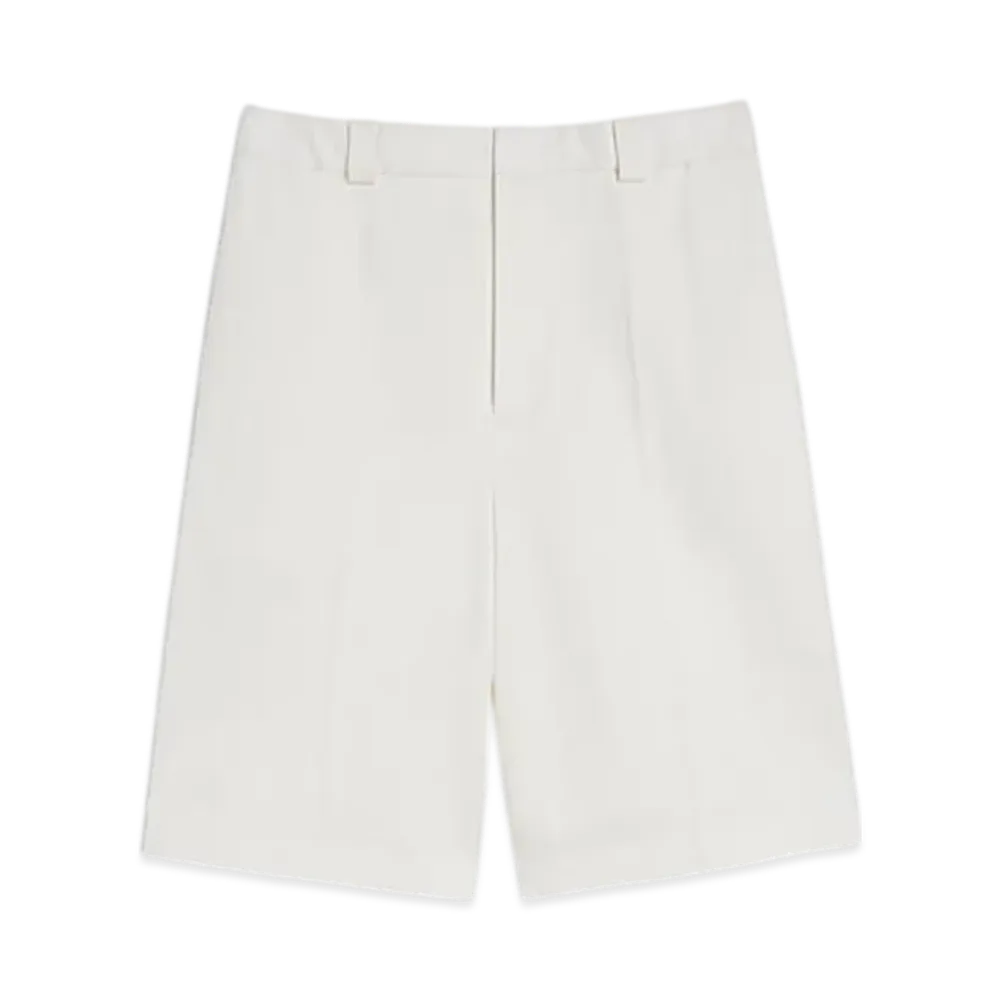 Jil Sander Cotton Shorts "Porcelain"