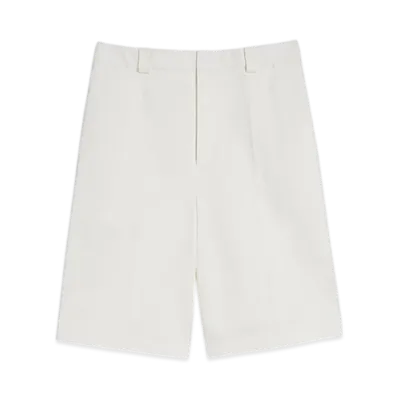 Jil Sander Cotton Shorts "Porcelain"