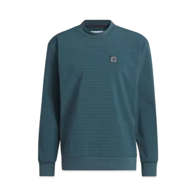 adidas Adicross Water-Repellent Stretch Crew Pullover "Green Night"