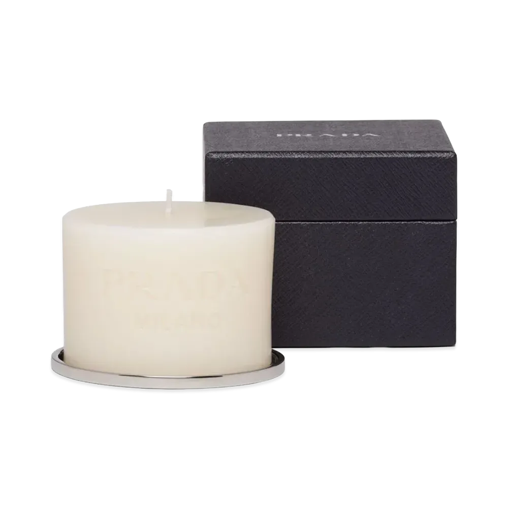 PRADA Candle And A Logo Plate 460 Gr "White"
