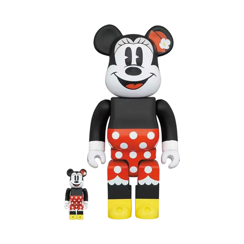 Bearbrick MINNIE MOUSE 100% & 400%
