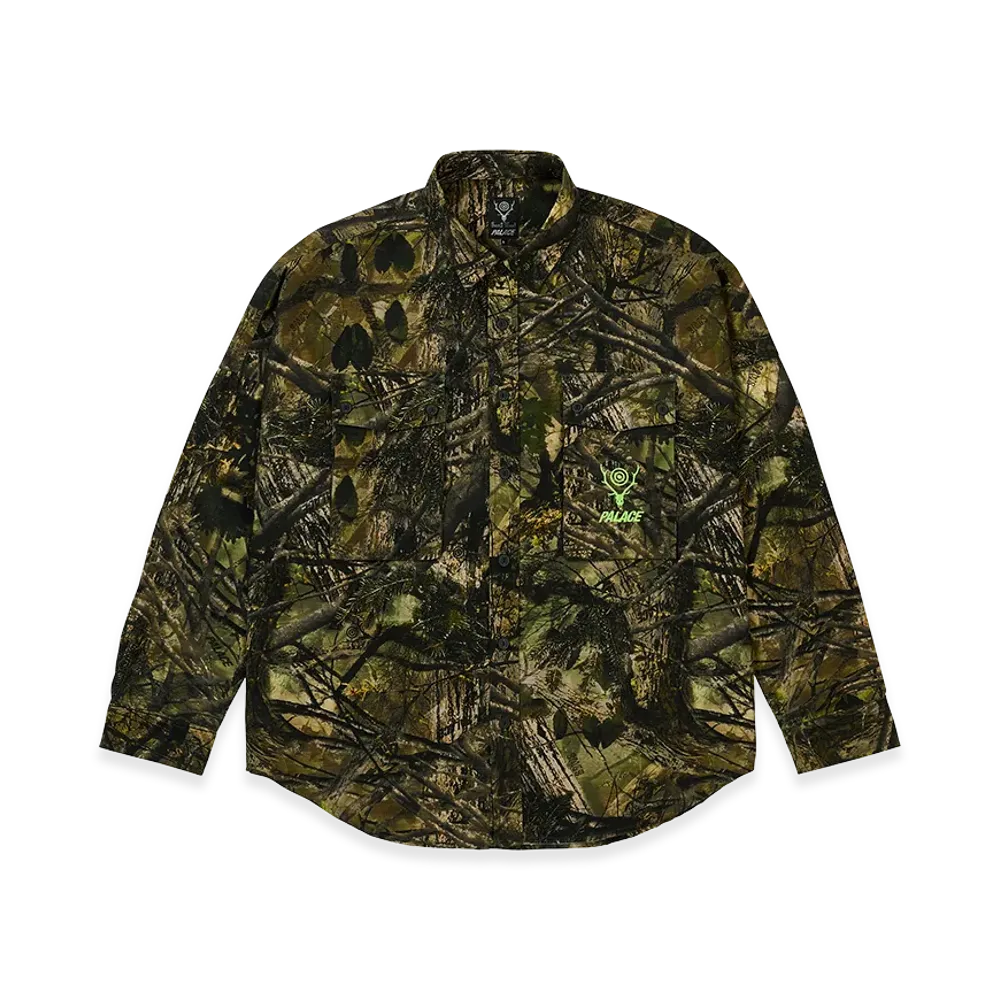 PALACE x South2 West8 Shirt "Olive Camo"