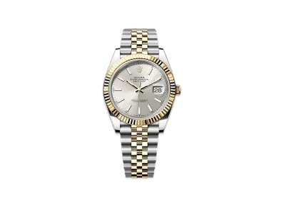 ROLEX Lady-Datejust Oystersteel & White Gold Diamonds "Grey"