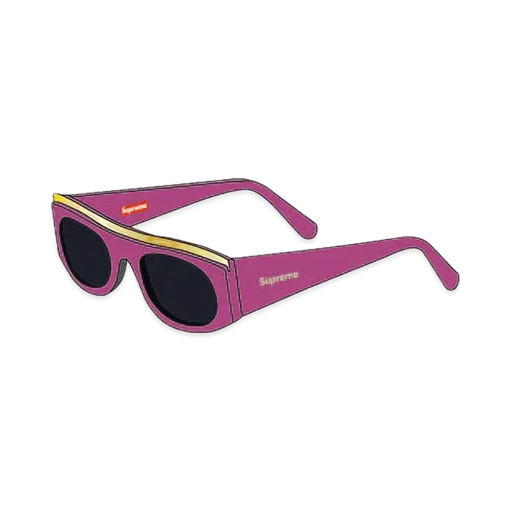Supreme Goldtop Sunglasses "Pink"