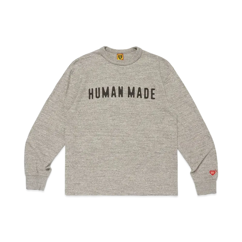 HUMAN MADE Graphic L/S T-Shirt "Grey"