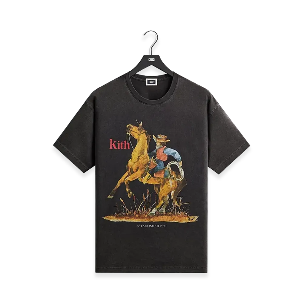 Kith Cowboy Vintage Tee "Black"