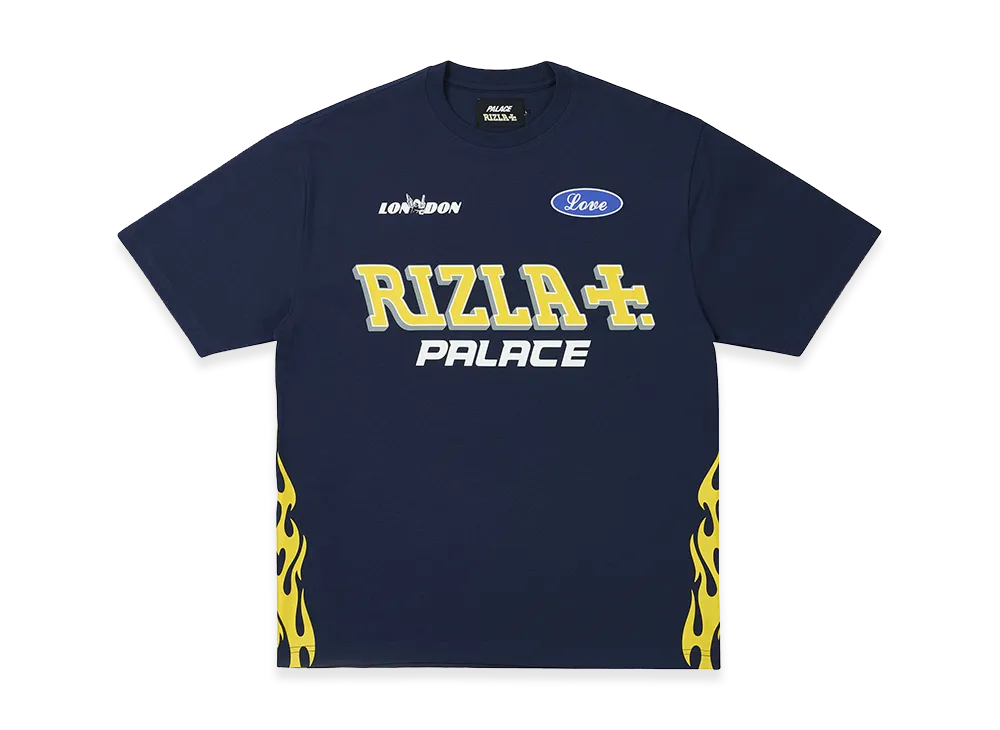 PALACE x RIZLA T Shirt "Navy"