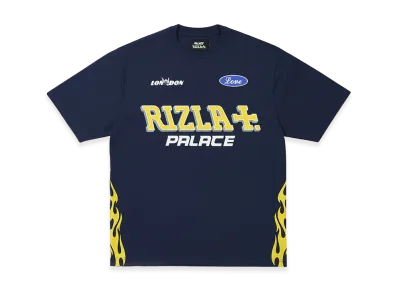 PALACE x RIZLA T Shirt "Navy"