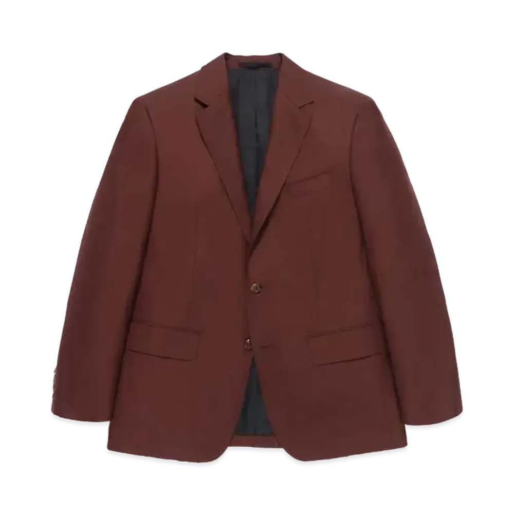 WACKO MARIA DORMEUIL / Single Breasted Jacket "Dark Red"