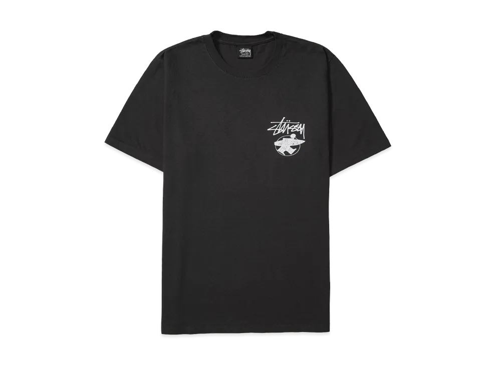 Stussy Long Haul Tee Pigment Dyed "Faded Black"