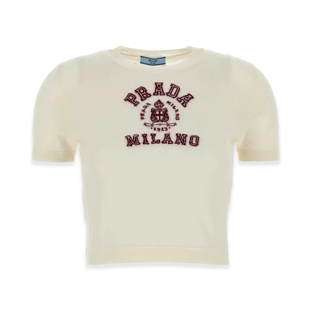 PRADA Women's Cashmere Sweater "White"