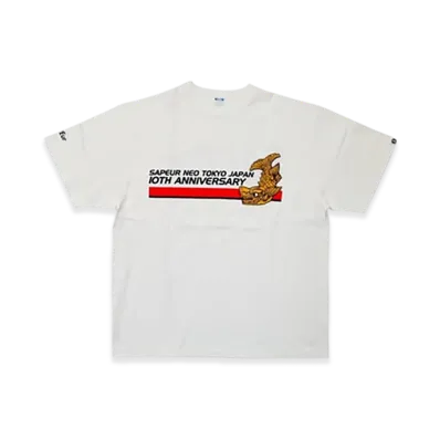 SAPEur 10TH Anniversary Tee S/S Tee "White"