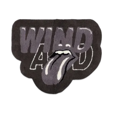 WIND AND SEA x The Rolling Stones Wind And Rag "Black/Gray"