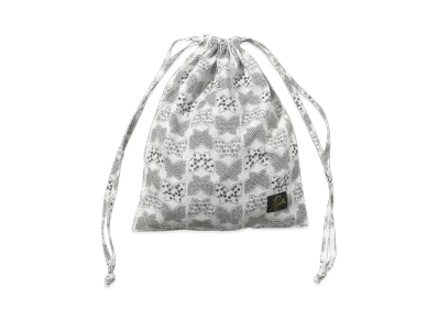 NEEDLES String Bag - Papillon Print "White"