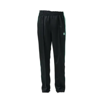 NEEDLES x STUDIOUS Exclusive Track Pant - Poly Smooth "Black"