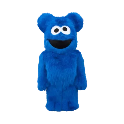 MEDICOM TOY "BEARBRICK" -SESAME STREET- COOKIE MONSTER COSTUME Ver.2.0 400%