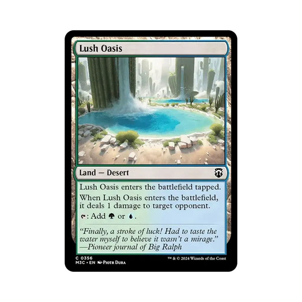 Lush Oasis C :Foil [M3C 0356]【英語版】(モダンホライゾン 3)