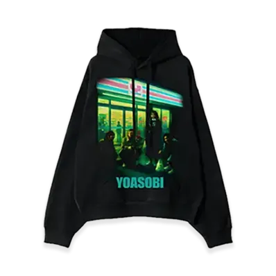 doublet x YOASOBI Night Out Hoodie Conbini "Black"