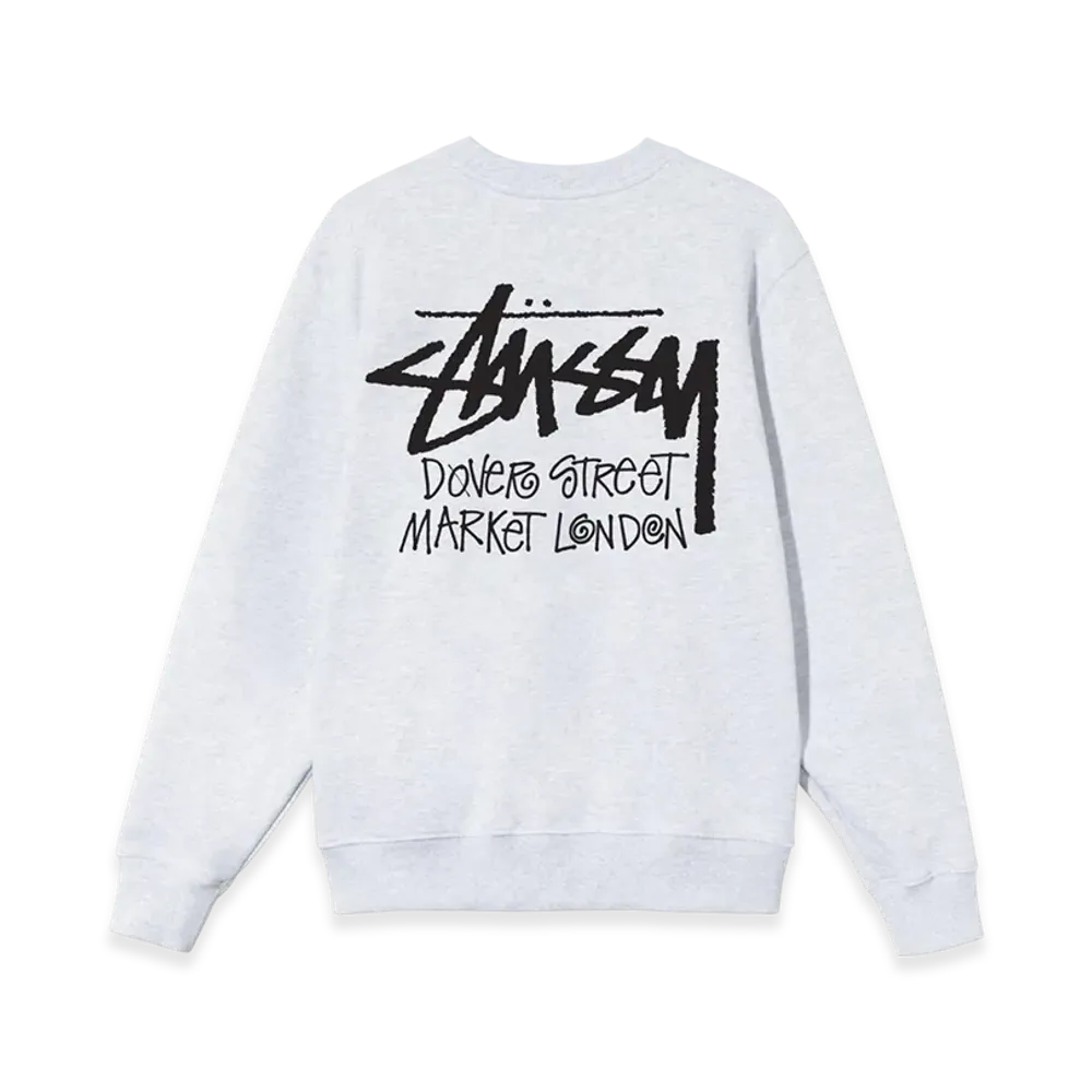 Stussy Stock DSM London Crew 2021 "Ash Heather"