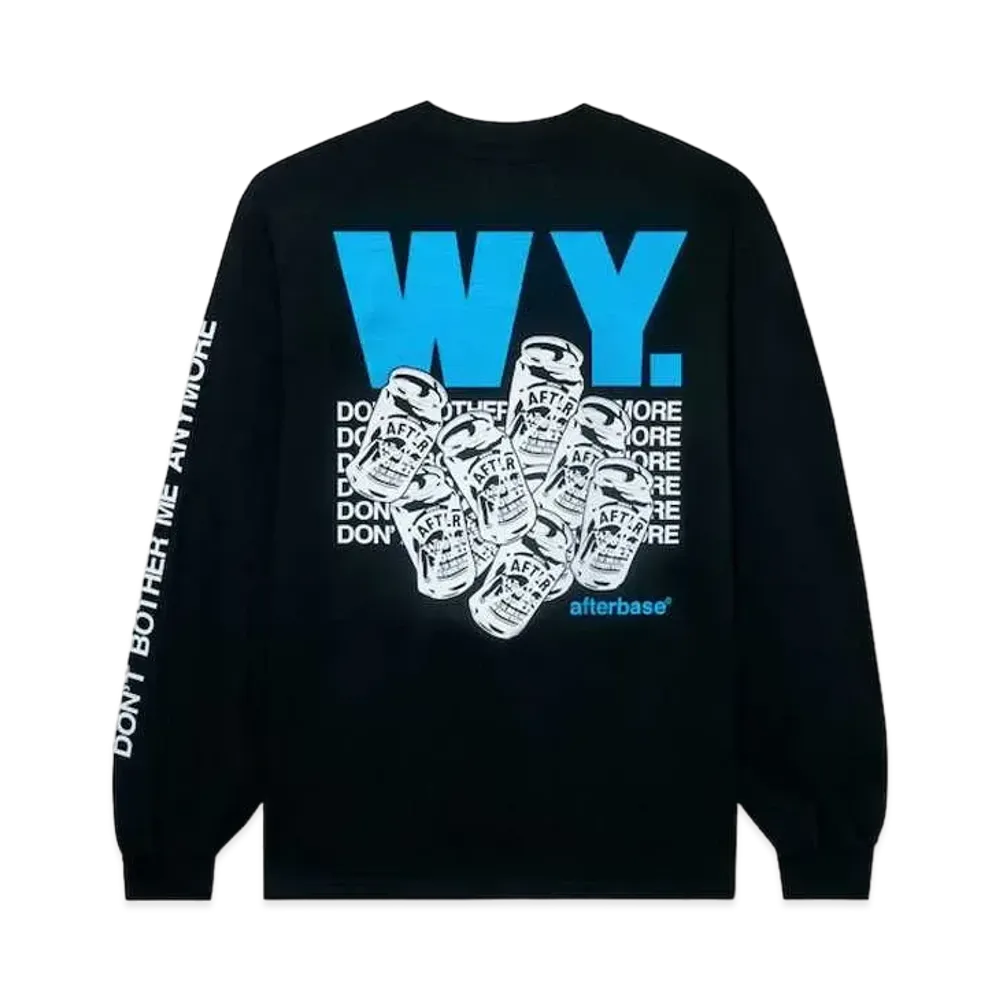 Wasted Youth Afterbase WY AFTERBASE L/S TEE "Black Blue" / VERDY