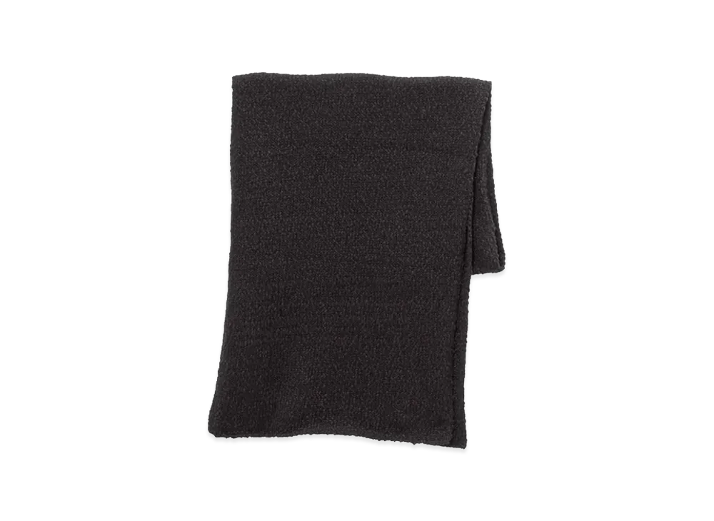 Graphpaper Cotton Wool Slub Scarf "Black"