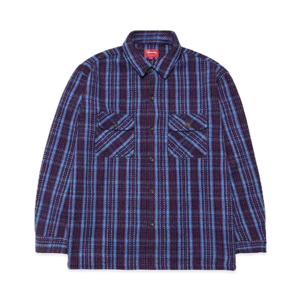 Supreme Heavy Flannel Shirt "Dark Plum"