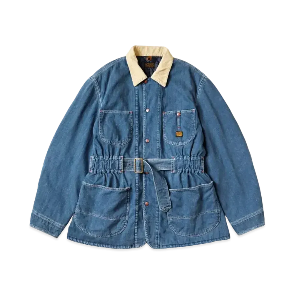KAPITAL 8oz Denim Propeller Coveralls "Denim"