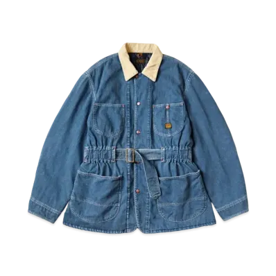 KAPITAL 8oz Denim Propeller Coveralls "Denim"