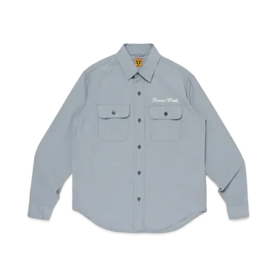 HUMAN MADE Salt & Papper Work Shirt "Blue"