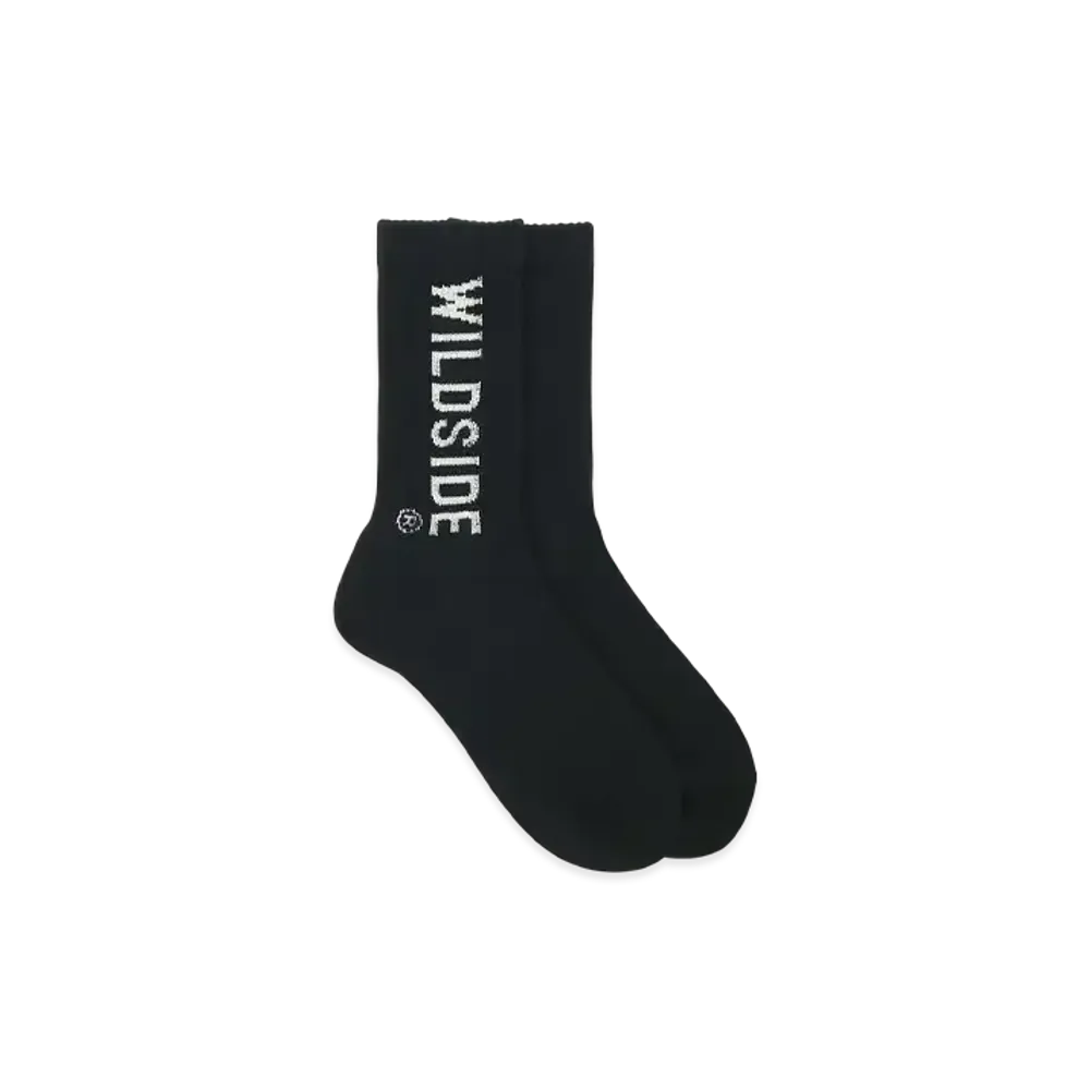 WILDSIDE YOHJI YAMAMOTO Wildside Logo Socks "Black"