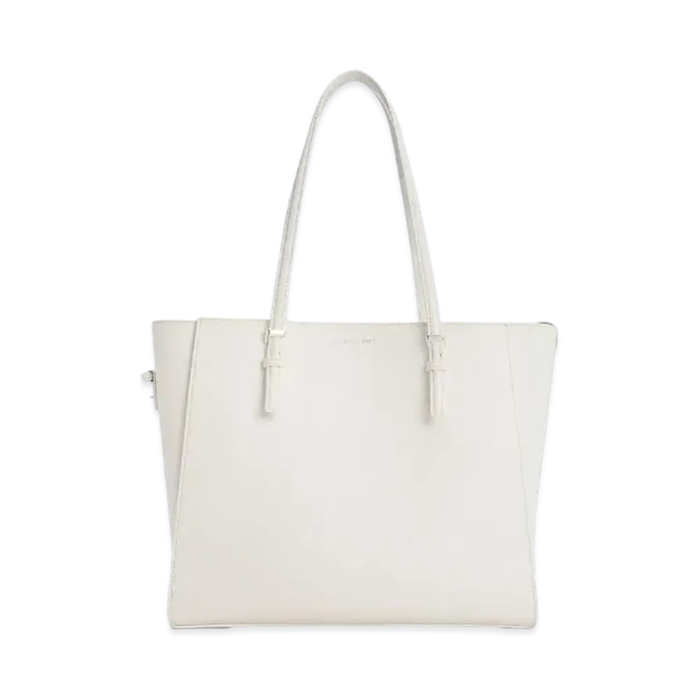 CHARLES & KEITH Classic Double Handle Tote Bag "White"